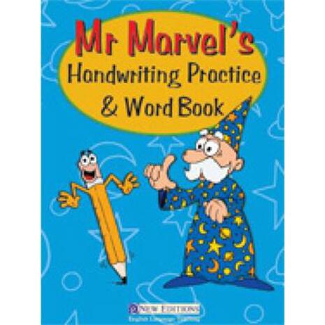 Mr Marvel's Handwriting Practice & Word book for Junior A