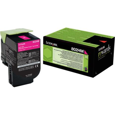 Toner εκτυπωτή LEXMARK 802 HM VHC Magenta (Magenta)