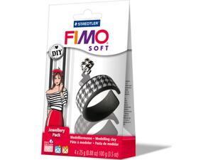 Σετ STAEDTLER FIMO-SOFT κοσμημάτων black&white