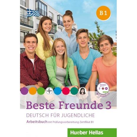 Beste Freunde 3 - Arbeitsbuch mit Audio-CD (978-3-19-661054-3)