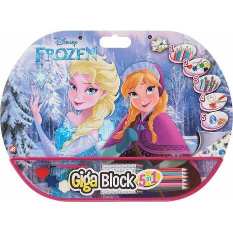 Σετ Ζωγραφικής Gigablock  5 σε 1 Frozen