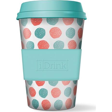 Kούπα θερμός i drink id0101 bamboo cup 435ml dots