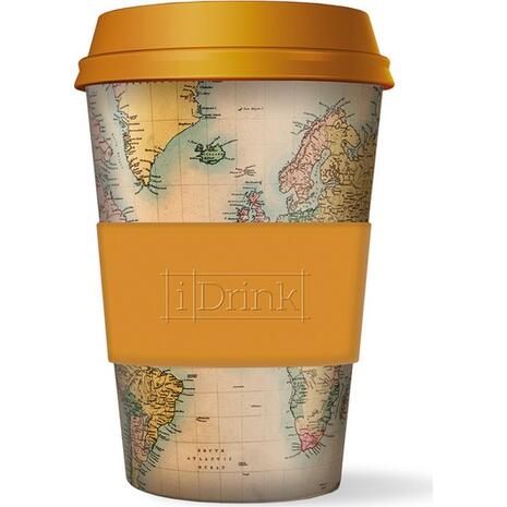 Kούπα i drink id0102 bamboo cup 435ml old map