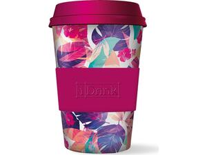 Kούπα θερμός i drink id0104 bamboo cup 435ml flowers