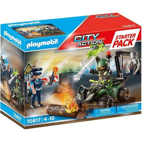 Playmobil City Action Starter Pack Εξουδετέρωση εκρηκτικού μηχανισμού (70817)