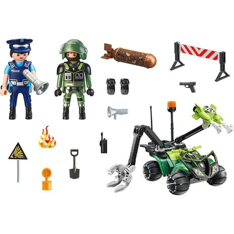 Playmobil City Action Starter Pack Εξουδετέρωση εκρηκτικού μηχανισμού (70817)