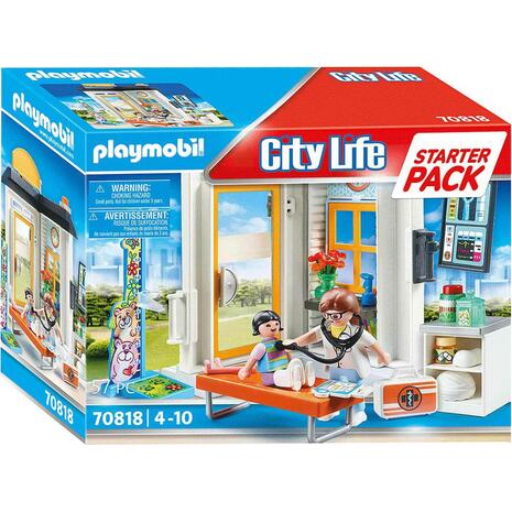 Playmobil City Life Starter Pack Παιδιατρείο (70818)