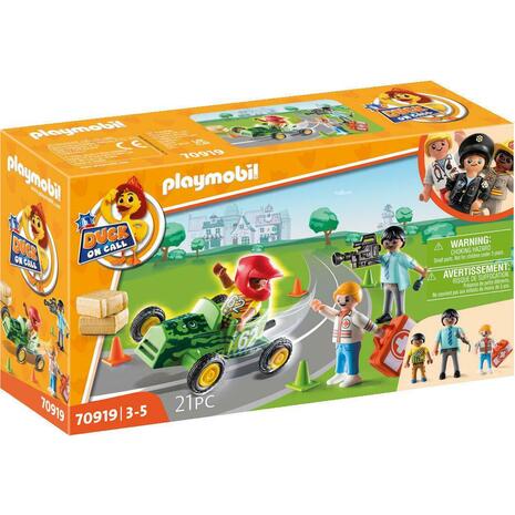 Playmobil Duck on Call Επιχείρηση Διάσωσης: Διάσωση στα Go-Kart (70919)