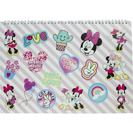 Μπλοκ Ζωγραφικής GIM Minnie Α4 23x33cm 40 φύλλων με αυτοκόλλητα (340-41416) - Ανακάλυψε Μπλοκ ζωγραφικής σε διάφορα μεγέθη και υπέροχα σχέδια από το Oikonomou-shop.gr.