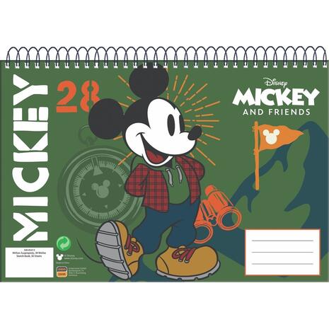 Μπλοκ Ζωγραφικής GIM Mickey Α4 23x33cm 30 φύλλων (340-85413)