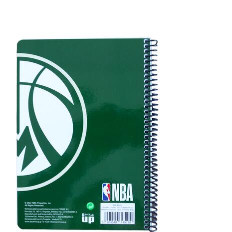 Τετράδιο σπιράλ BMU NBA Milwauke 2 θεμάτων 17x25cm 70 φύλλα σε διάφορα σχέδια (338-94402) - Ανακάλυψε Τετράδια σχολικά για μαθητές και φοιτητές για το γραφείο ή το σπίτι από το Oikonomou-shop.gr.