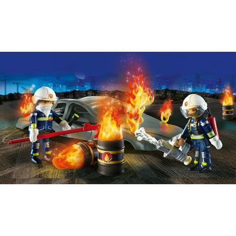 Playmobil City Action Starter Pack Άσκηση Πυροσβεστικής (70907)