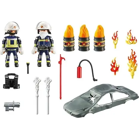 Playmobil City Action Starter Pack Άσκηση Πυροσβεστικής (70907)