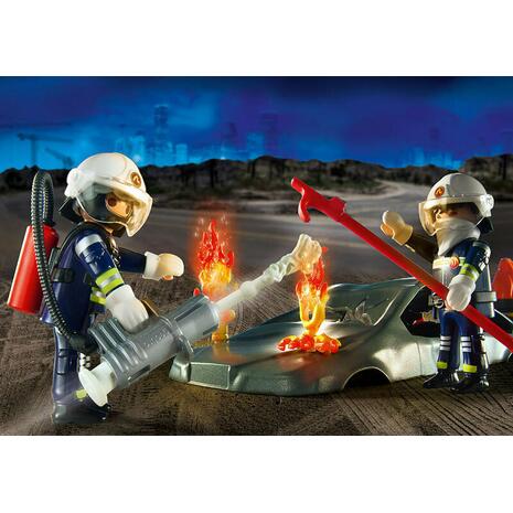 Playmobil City Action Starter Pack Άσκηση Πυροσβεστικής (70907)