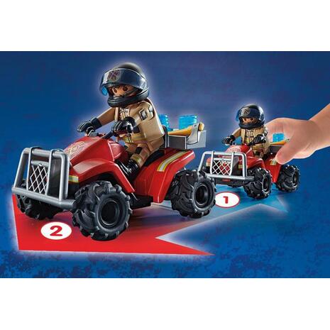 Playmobil City Action Πυροσβέστης Με Γουρούνα 4X4 (71090)