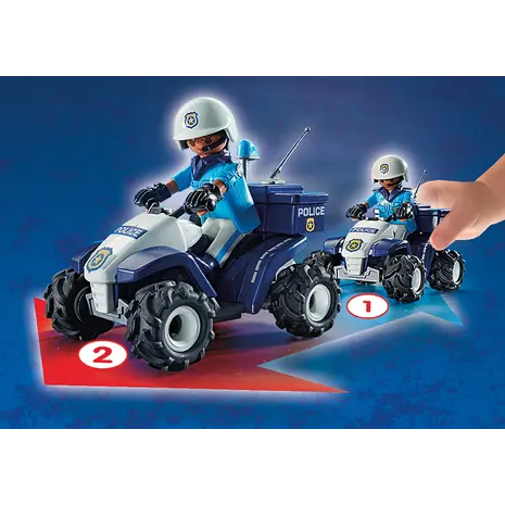 Playmobil City Action Αστυνομικός Με Γουρούνα 4X4 (71092)