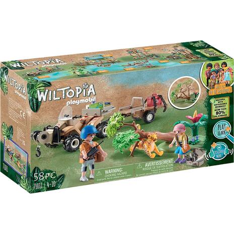 Playmobil Wiltopia Φροντιστές Ζώων με Εξερευνητικό Όχημα (71011)