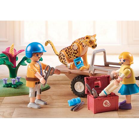 Playmobil Wiltopia Φροντιστές Ζώων με Εξερευνητικό Όχημα (71011)