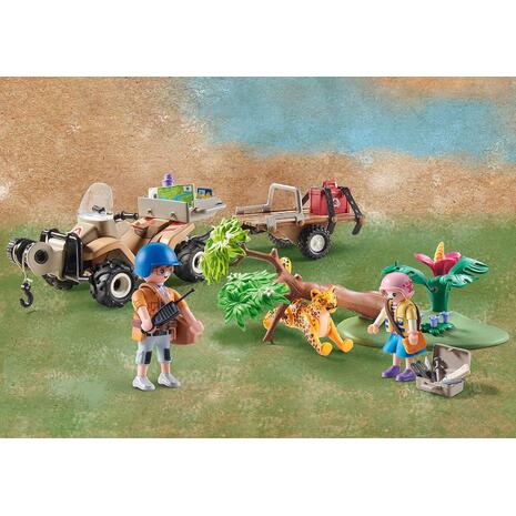 Playmobil Wiltopia Φροντιστές Ζώων με Εξερευνητικό Όχημα (71011)