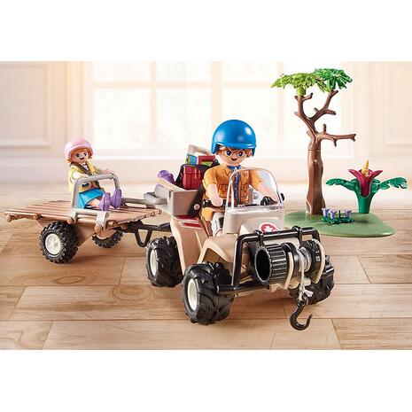 Playmobil Wiltopia Φροντιστές Ζώων με Εξερευνητικό Όχημα (71011)