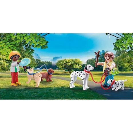 Playmobil City Life Βαλιτσάκι Βόλτα Με Σκυλάκια (70530)