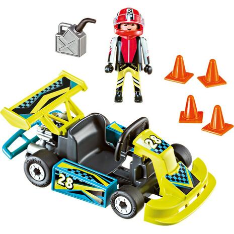 Playmobil Bαλιτσάκι Go-Kart (9322)