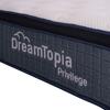 ΣΤΡΩΜΑ DREAMTOPIA, σειρά PRIVILEGE HM660.90 POCKET SPRING ΜΕ ΑΝΩΣΤΡΩΜΑ 90X190x29Υεκ.