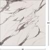 ΕΠΙΦΑΝΕΙΑ ΤΡΑΠΕΖΙΟΥ HPL HM5839.11 MARBLE WHITE-GREY 80x80 εκ. ΠΑΧΟΥΣ 12mm.