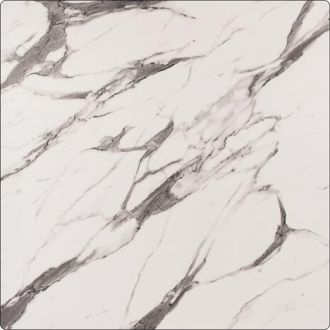 ΕΠΙΦΑΝΕΙΑ ΤΡΑΠΕΖΙΟΥ HPL HM5839.11 MARBLE WHITE-GREY 80x80 εκ. ΠΑΧΟΥΣ 12mm.