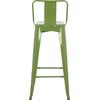 ΣΚΑΜΠΟ BAR ΜΕΤΑΛΛΙΚΟ MELITA ME ΠΛΑΤΗ ΣΕ LIGHT OLIVE GREEN HM8643.13 43Χ43Χ100εκ.