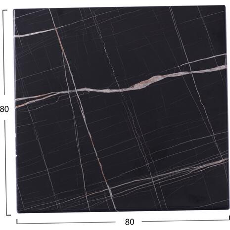 ΕΠΙΦΑΝΕΙΑ ΤΡΑΠΕΖΙΟΥ WERZALIT 80Χ80Χ3.5εκ. ΜΑΥΡΟ ΜΑΡΜΑΡΟ HM5231.13