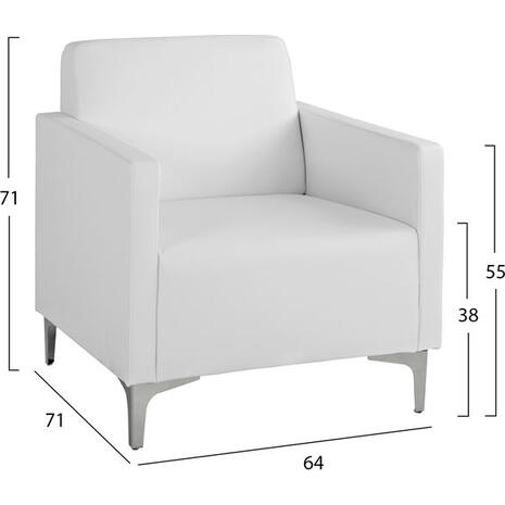 ΠΟΛΥΘΡΟΝΑ NELLIE HM3159.12 ΜΕ ΛΕΥΚΟ PU 64Χ71Χ71Υ εκ.