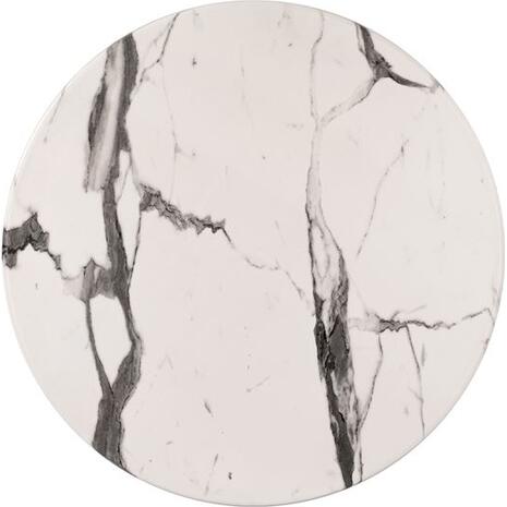 ΕΠΙΦΑΝΕΙΑ ΤΡΑΠΕΖΙΟΥ Φ70Χ2.5εκ. WERZALIT MARBLE WHITE-GREY 5657 HM5228.11