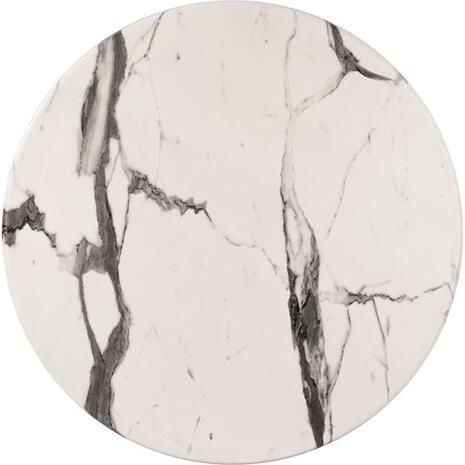 ΕΠΙΦΑΝΕΙΑ ΤΡΑΠΕΖΙΟΥ WERZALIT Φ60Χ2.5εκ. MARBLE WHITE-GREY 5657 HM5227.11