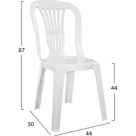 ΚΑΡΕΚΛΑ ΠΛΑΣΤΙΚΗ ΒΙΕΝΝΗΣ ΛΕΥΚΗ 303002010 44x50x87 εκ.
