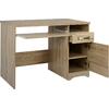 ΓΡΑΦΕΙΟ PLAYROOM SONAMA ΑΣΗΜΙ ΧΕΡΟΥΛΙ HM11592 110X55X76