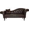 ΑΝΑΚΛΙΝΔΡΟ T.CHESTERFIELD NIOVI HM3008.01 PU ΣΚ.ΚΑΦΕ-ΜΑΥΡΑ ΠΟΔΙΑ(ΔΕΞΙ)190x61x84Yεκ