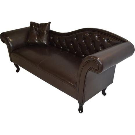 ΑΝΑΚΛΙΝΔΡΟ T.CHESTERFIELD NIOVI HM3008.01 PU ΣΚ.ΚΑΦΕ-ΜΑΥΡΑ ΠΟΔΙΑ(ΔΕΞΙ)190x61x84Yεκ