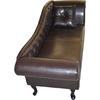 ΑΝΑΚΛΙΝΔΡΟ T.CHESTERFIELD NIOVI HM3007.01 PU ΣΚ.ΚΑΦΕ-ΜΑΥΡΑ ΠΟΔΙΑ 190x61x84Yεκ.