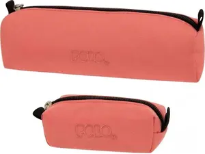 Κασετίνα βαρελάκι με πορτοφολάκι POLO Wallet Cord Pink - Ροζ (9-37-006-3901 2023)