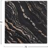 ΕΠΙΦΑΝΕΙΑ ΤΡΑΠΕΖΙΟΥ WERZALIT 70Χ70Χ3.5εκ.BLACK GOLD MARBLE HM5230.15