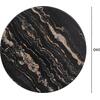 ΕΠΙΦΑΝΕΙΑ ΤΡΑΠΕΖΙΟΥ Φ60Χ2.5εκ. 5787 WERZALIT BLACK GOLD MARBLE HM5227.15