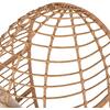 ΠΟΛΥΘΡΟΝΑ Τ.ΦΩΛΙΑ RATTAN HM5869.01 ΜΕΤΑΛ. ΠΟΔΙΑ ΜΑΥΡΑ 77x72x148 εκ.