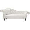 ΑΝΑΚΛΙΝΔΡΟ T.CHESTERFIELD NIOVI HM3007.02 PU ΛΕΥΚΟ-ΜΑΥΡΑ ΠΟΔΙΑ 190x61x84Yεκ.