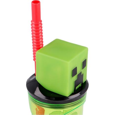 Ποτήρι πλαστικό Stor 3D Minecraft 360ml (530-40466)