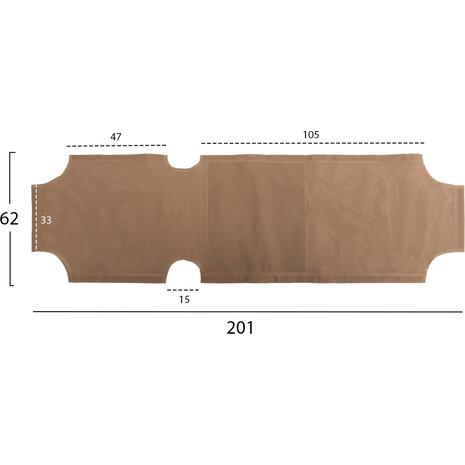 ΠΑΝΙ TEXTILENE 600gr/m2 2X1 ΑΝΤΑΛΛΑΚΤΙΚΟ ΞΑΠΛΩΣΤΡΑΣ HM5072.80 ΜΟΚΑ