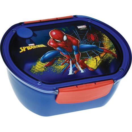 Δοχείο Φαγητού GIM Spiderman Blue Net ανοξείδωτο 680ml (557-13267)