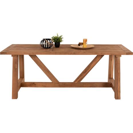 ΤΡΑΠΕΖΙ ΤΡΑΠΕΖΑΡΙΑΣ HM7922 PLUTON RECYCLED TEAK ΣΕ ΦΥΣΙΚΟ ΧΡΩΜΑ 200X100X75Yεκ.