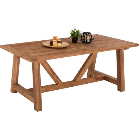 ΤΡΑΠΕΖΙ ΤΡΑΠΕΖΑΡΙΑΣ HM7922 PLUTON RECYCLED TEAK ΣΕ ΦΥΣΙΚΟ ΧΡΩΜΑ 200X100X75Yεκ.