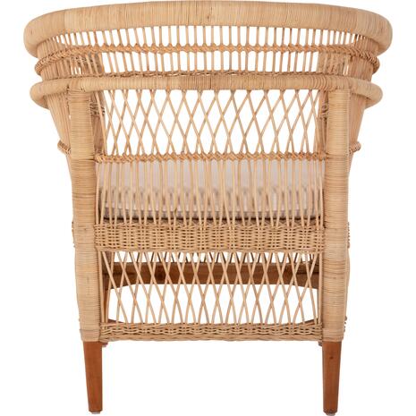 ΠΟΛΥΘΡΟΝΑ MALAWI HM9635.04 ΞΥΛΟ ΜΑΟΝΙ ΕΠΕΝΔΥΣΗ RATTAN ΛΕΥΚΟ ΜΑΞΙΛΑΡΙ ΚΑΘΙΣΜΑΤΟΣ 80x70x86Υεκ.